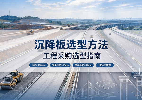 青冈沉降板选择方法